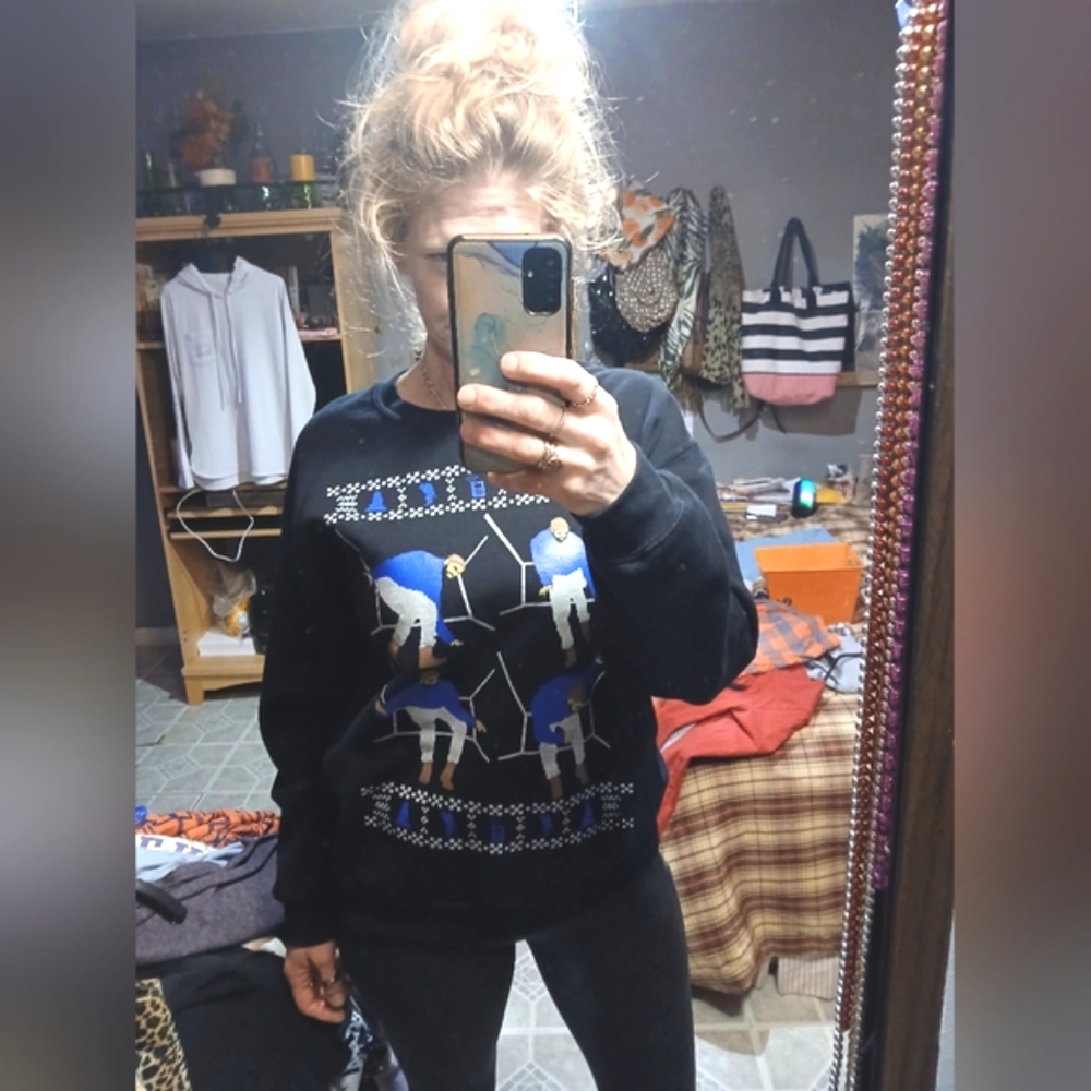 🎈Gildan🎈BUY 1 GET 1 🆓 🎈Drake Hotline Bling Ugly Christmas Sweater sz M